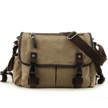 Borsa a tracolla da donna in tela, grande capacità, larga 35 cm, con organizer.