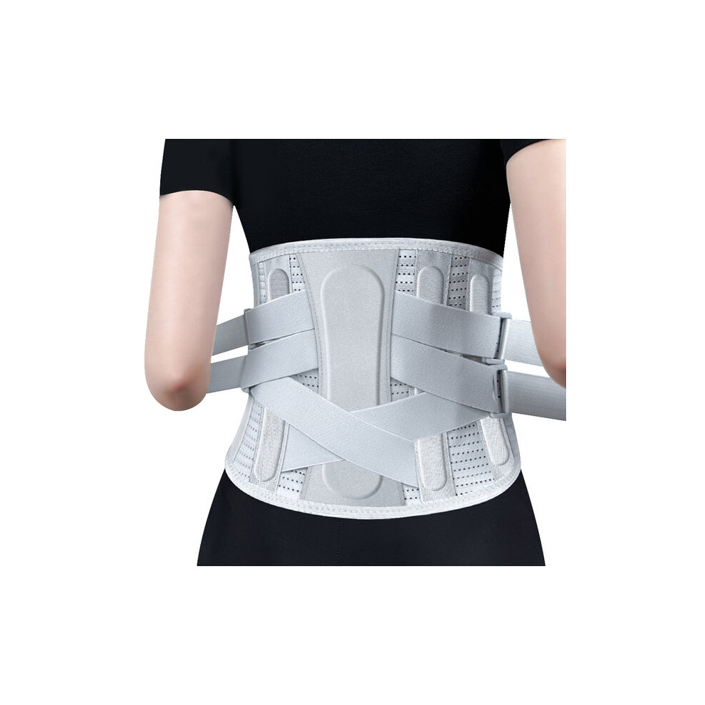 Ergonomic Lumbar Support Belt with Adjustable Pulley System for Herniated Disc and Sciatica Pain Relief, Posture Corrector Support