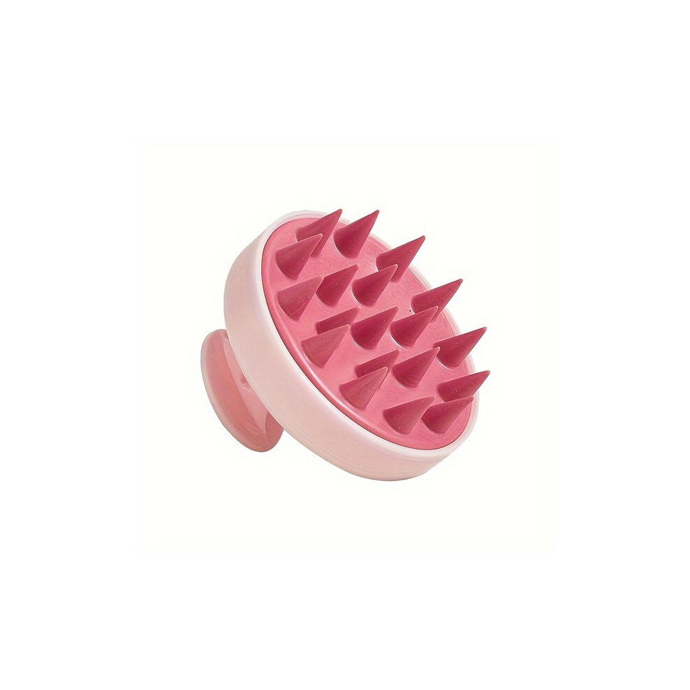 Manual Head Massager for Scalp and Hair, Silicone Brush Stimulates Blood Circulation, Soft Touch for Tension Relief (Assorted Colours)