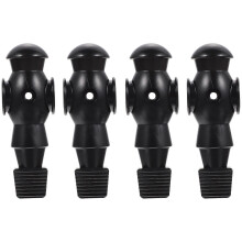 Giocatori di calcio balilla in resina, confezione da 4 pezzi con finitura liscia, dimensioni precise 10,5 x 3,5 x 2,7 cm