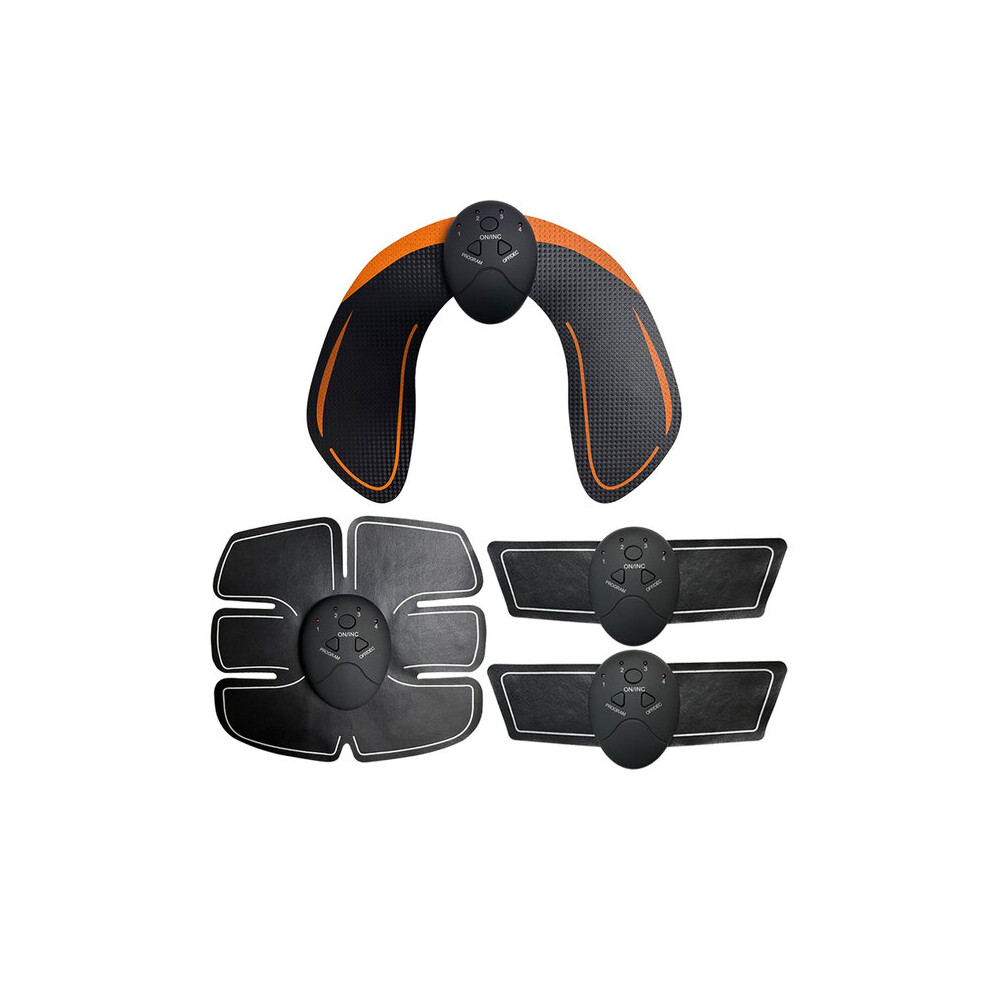 Smart Abdominal Massager, 3 Modes 3 Intensities Kneading, Rechargeable 1200mAh Battery 40 Min Use, Portable for Waist Abdomen Leg Back