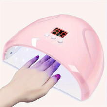 UV LED Nail Lamp with LCD Screen Adjustable Timer for At-Home Gel Nail Drying