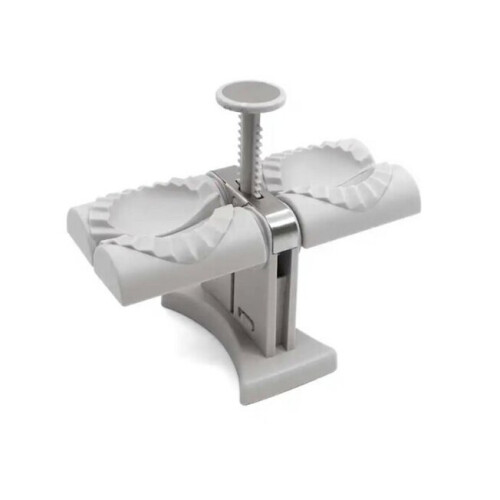 Household Dumpling Maker Machine, Dual Moulds for Batch Making, Durable Plastic Easy to Wash