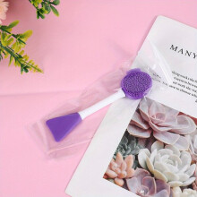 Silicone Facial Cleansing Brush for Manual Deep Cleansing, Double-Sided Design with Soft Bristles, Nose and Face Scrubber
