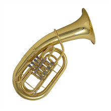 E Flat Euphonium Alto Brass Instrument with Precise Tuning and Warm Resonant Tone for Band
