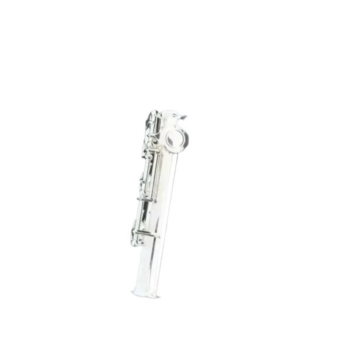 Silver Plated Beginner C Flute 16 Hole Closed Design with Case and Strap for Easy Playability 2