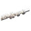Silver Plated Beginner C Flute 16 Hole Closed Design with Case and Strap for Easy Playability 4