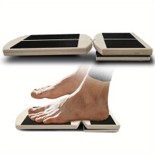 Tavola di equilibrio in legno - Allenatore per una sola gamba per equilibrio e coordinazione, attrezzatura fitness per la palestra domestica