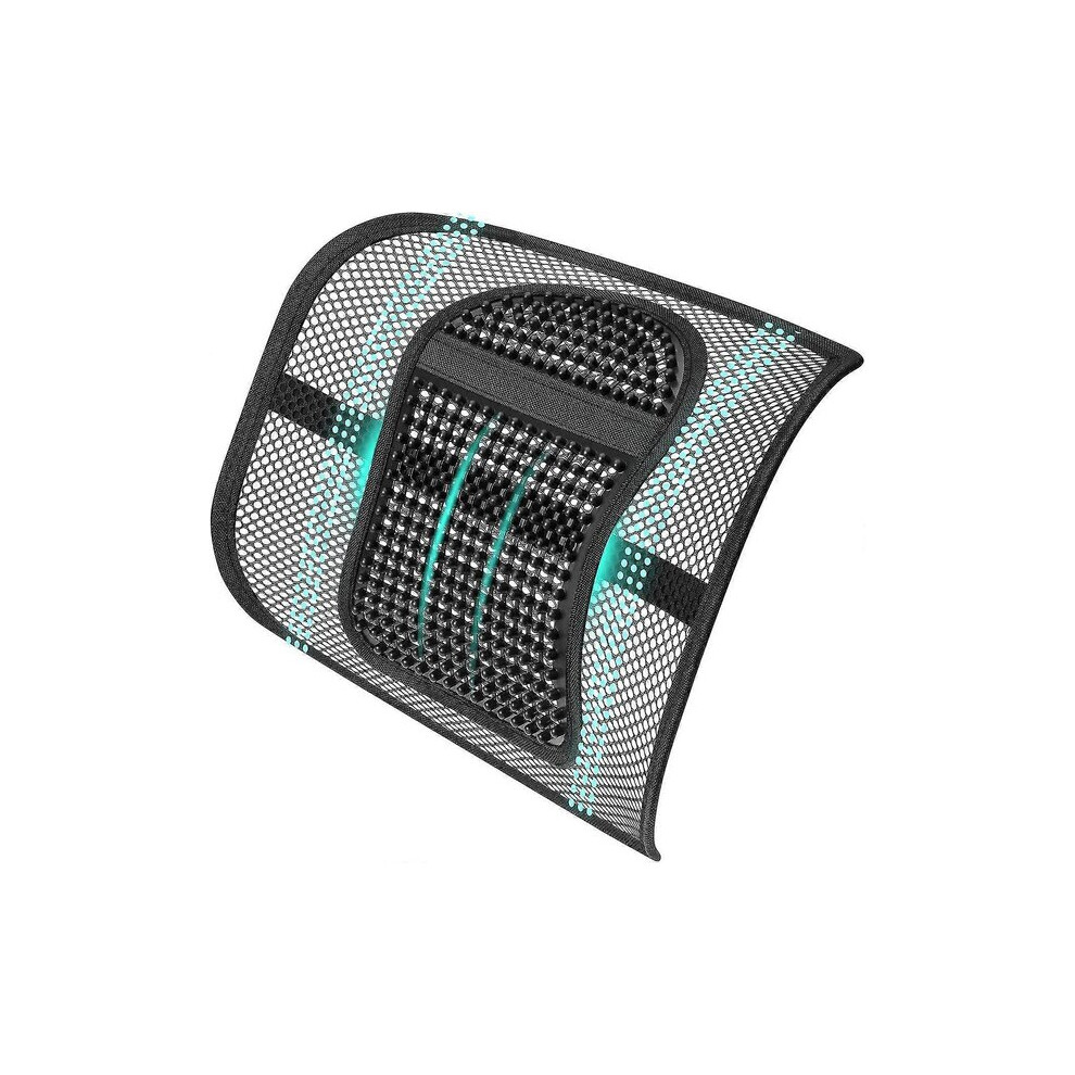 Adjustable Lumbar Cushion For Car And Office Seats With Breathable Mesh Ergonomic Spinal Support 6901508560895