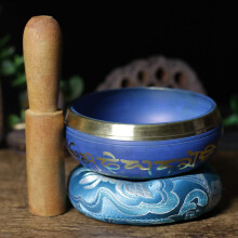 Tibetan Singing Bowl 9.5CM Handmade Copper for Yoga Meditation and Sound Healing