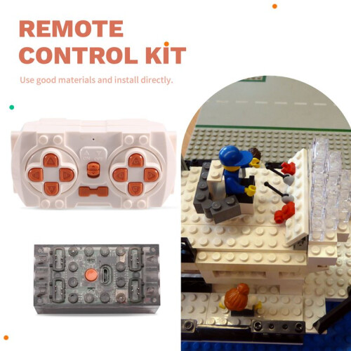 MOC Remote Control Kit with Rechargeable Battery Box & APP Speed Control for Legoeds PF Building Blocks 2