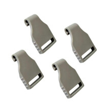 Clips para mascarilla CPAP, paquete de 4, color gris, clips antideslizantes para la diadema que garantizan un ajuste seguro de la mascarilla CPAP.