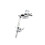 Cowbell Mount Clamp for Drum Stand, Adjustable Percussion Holder with Quick Clamp Setup 1