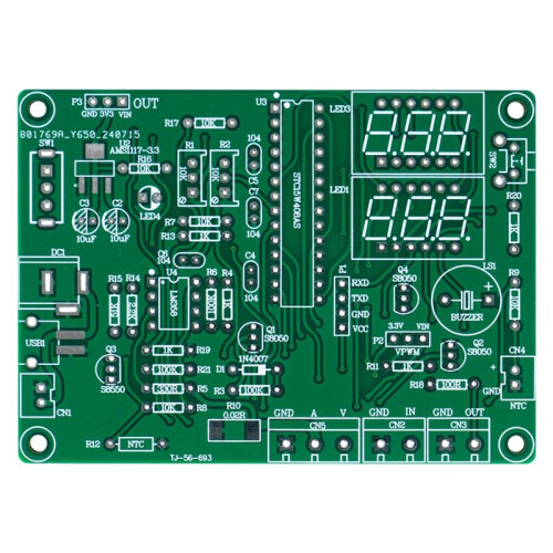 Multi-Function Meter DIY Soldering Kit Voltage Current Temperature Measurement PWM Signal Generator Loose Part 2