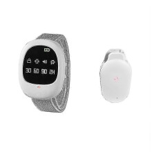 Alarme Portátil para Molhamento Noturno - Sensor de Alta Sensibilidade com Alertas Sonoros e Vibração para Molhamento da Cama