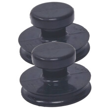 8x8cm Black Cover Panel Small Mounting Plate for DIY Electronics and Furniture