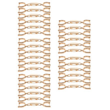 30Stk Goldene Ketten Schnallen Legierung Für Gürtel Und Taschen