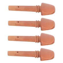 20 Pack Jujube Wood Violin Tuning Pegs Set Smooth Polished Durable Replacement Parts