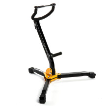 Collapsible Saxophone Stand with Adjustable Support, Foam Padding and NonSlip Feet for Alto and Tenor