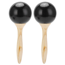 Maracas Set Beech Wood Hand Shaker with Clear Rhythmic Sound and Ergonomic Comfortable Grip
