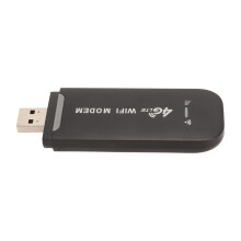 4G LTE USB WiFi-Router 150 Mbit/s Tragbar Schwarz für 10 Nutzer