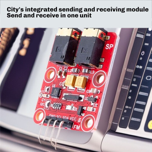 FM Frequency Modulation Transceiver Module 76-108.0MHz FM Broadcast Transmitter Receiver FM Radio Transceiver Module 1