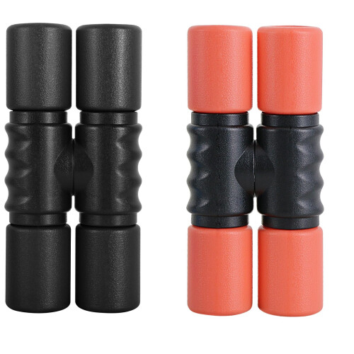 Double Row Twist Shaker Set Medium Volume Black Orange for Band