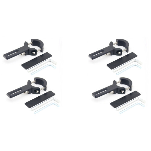 4Pcs Adjustable Motorcycle Headlight Holder Motorcycle Light Bracket Universal Headlight Spotlight Mount Bracket 20-38MM