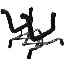Foldable Guitar Stand with Telescopic Height Adjustment and Soft Padding for Acoustic and Electric
