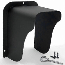 Capa Metalica à Prova de Água para Campainha e Teclado, Proteção Preta de 140x156mm, Resiste a Chuva e Neve para Sistemas de Controle de Acesso