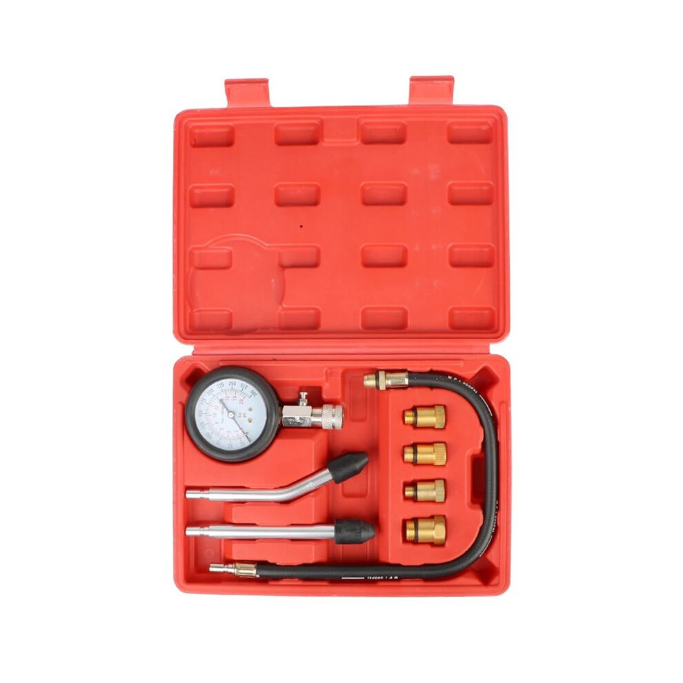 Gasoline Engine Compression Meter With M10 M12 M14 M18 Adapter 0-300 Psi Pressure Gauge Automotive Cylinder Tester Kit 4713799191922