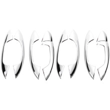 for W205 CClass C200 C180 GLC260 2015 2016 Car Accessories Door Handle Trim ABS Sticker 10 Pcs/Set for LHD