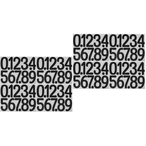 8Sheets Adhesive Number Decals Large Stickers for Outdoor Mailbox Use