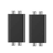 2X Izolator SzumóW PęTli Masy Izolator Audio Izolator SzumóW BrzęCząCy Filtr RCA TłUmik SzumóW Izolator DźWięKu do Komputera PC