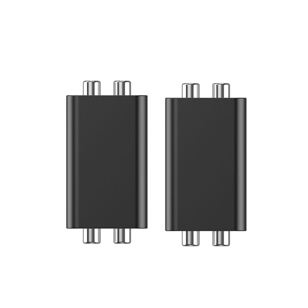 2X Ground Loop Noise Isolator Audio Isolator Noise Humming Buzzing Filter Rca Noise Suppressor Isolator Audio For Pc 6033381194796