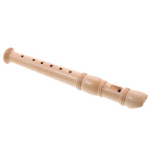 Wooden Soprano Recorder 6Hole for Beginners with Clear Bright Tone for School Music Education