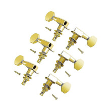 Gitarrenstimmwirbel mit 1:14 Übersetzung, 6-teiliges Set für Standard-10-mm-Bohrungen, Konstruktion aus Zinklegierung für präzises Stimmen