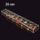 Acrylic Rectangular Vase with LED Light Strip, Low Profile Design for Table Decor, 25-45cm 1