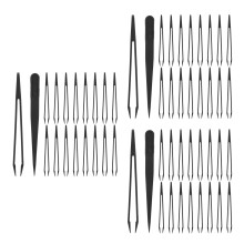60Pcs Lightweight Plastic Tweezers for Kids Fine Motor Craft Projects