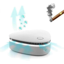 Máquina portátil para eliminar olores con carga USB-C, ionizador compacto para olores de humo, mascotas y ropa.