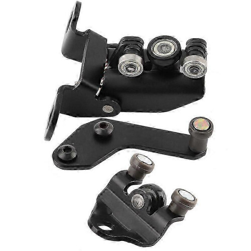 Sliding Door Roller Guide Set, Compatible with Ford Transit 2000-2013, Top Middle Bottom Rollers, Left Side