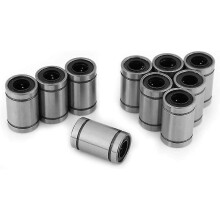 LM8UU Lineair Lager, Lagerstaalconstructie, Duurzaam en Lange Levensduur, voor 8 mm As Doe-het-zelfprojecten (Verpakking van 10)