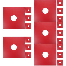 20Stk Rote Vinyl Record Covers Papier Schutzhüllen Für Schallplatten