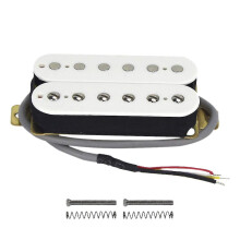 Pastilla humbucker de alta potencia de 7-8 kΩ, con separación entre polos de 50 mm e imanes Alnico V para guitarra eléctrica.