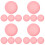 16Pcs Reusable Pink Silicone Tea Pot Lid Handle Protection Covers 1