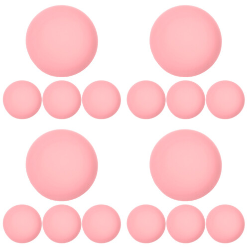 16Pcs Reusable Pink Silicone Tea Pot Lid Handle Protection Covers