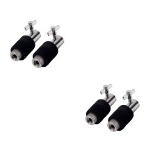 4pcs Hihat Clutch Set for Drum Stand, Medium Size Metal Matched Pair, Neutral Black Finish
