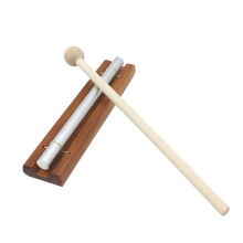 Percussion Chime Bar with Wooden Stand, Clear SingleNote Tone for Beginner and Classroom Use
