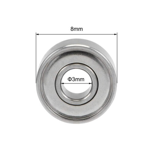 Ρουλεμάν ακριβείας ABEC-5 693ZZ 3x8x4mm, Συσκευασία των 10 για εφαρμογές ομαλής περιστροφής