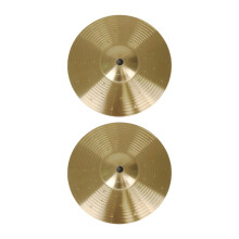 20cm Crash Cymbal Pair for Beginner Drum Practice, Durable Alloy Percussion Accessories